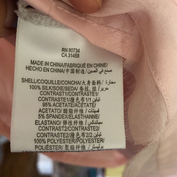 BCBG Max Azria black and blush cocktail dress - Picture 5 of 5